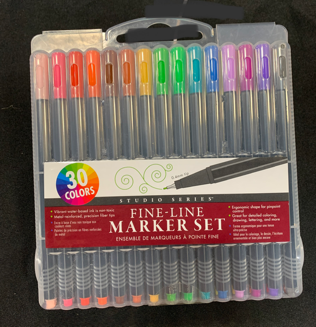Fine Line Markers pen set