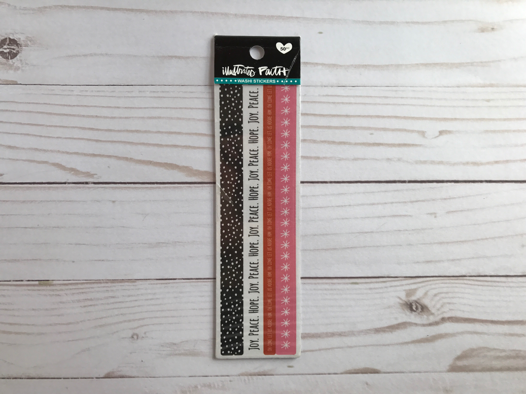 Washi Tape Stickers Booklet- Christmas